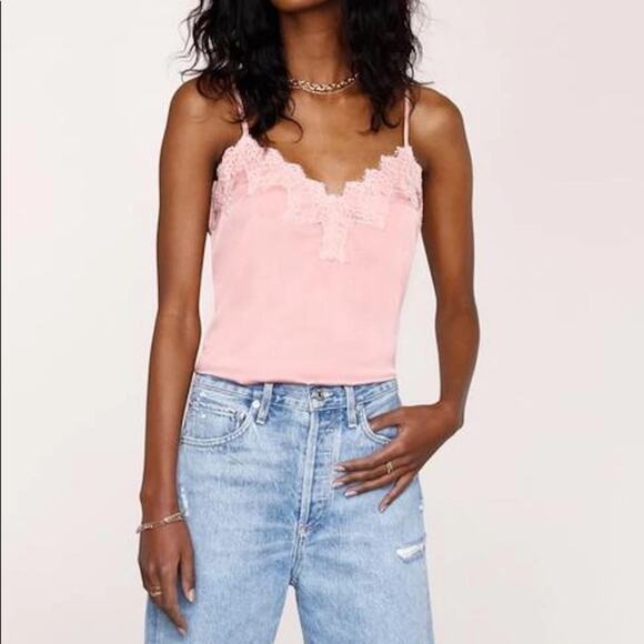 NWT Revolve Heartloom Pink Lace‎ Cami - Picture 1 of 6